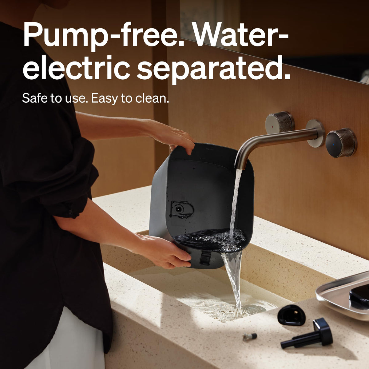 PETLIBRO Upgrade Katze Wasserbrunnen, Dockstream 2 Smart App Überwachung Haustier Wasserbrunnen für Katzen Innen, 3L/2,863.3 g Katzenbrunnen Edelstahl Tablett zum Trinken, 5G WiFi Auto Katze